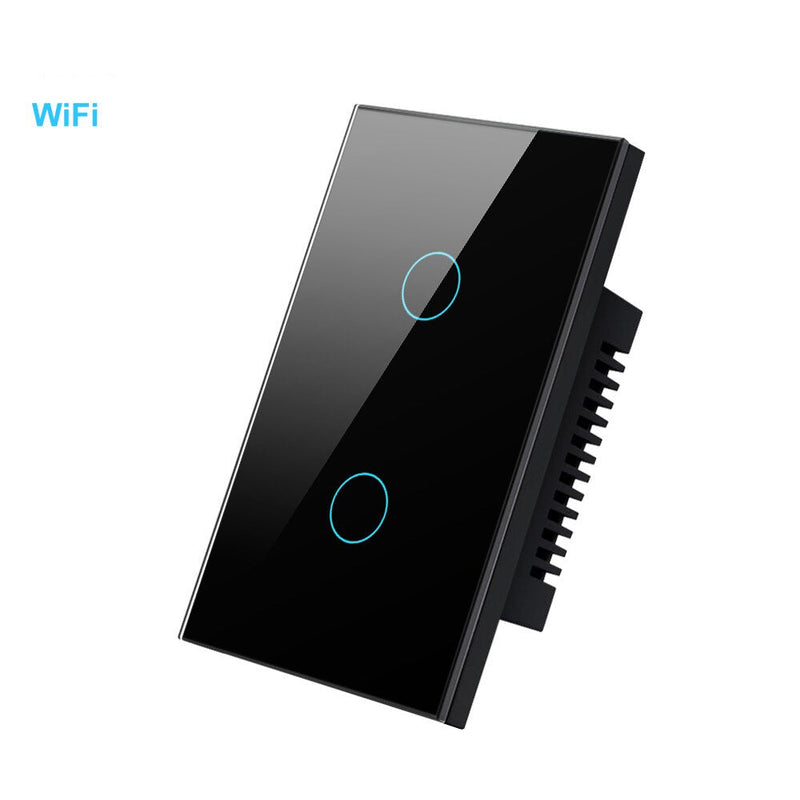 Interruptor Smart WiFi - Sem Neutro - Painel em Vidro 4x2 - Suporta Tuya e Alexa