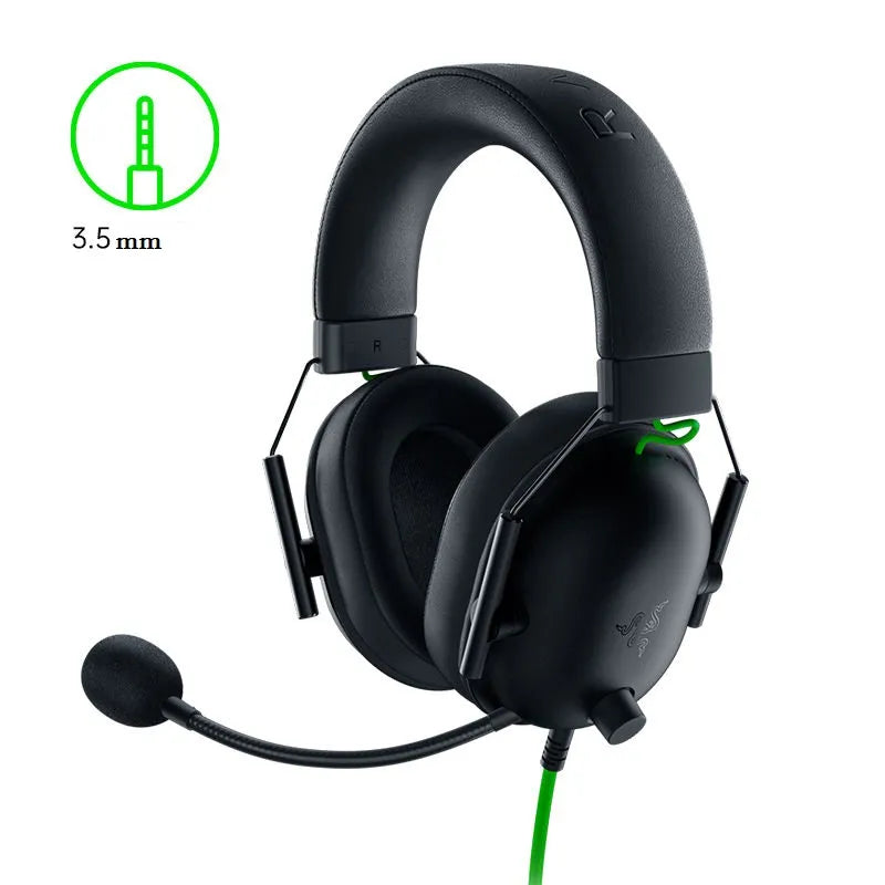 Fone de Ouvido Razer BLACKSHARK V2 X - Headset com Microfone, Som Surround 7.1, com Fio para PC e PS5