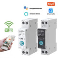 Disjuntor Inteligente WiFi Smart - com Controle e Medição da Energia por App Tuya Smart Life 1P - Casa Inteligente