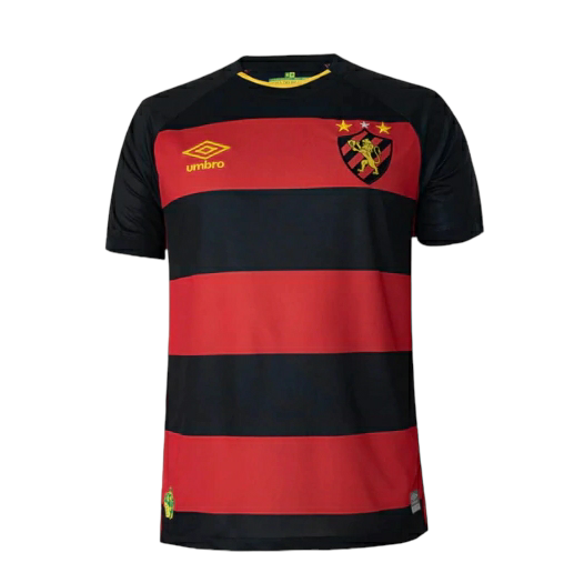 Camisa Sport Recife I 23/24 - Torcedor Umbro Masculina - Vermelho e Preto