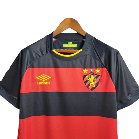 Camisa Sport Recife I 23/24 - Torcedor Umbro Masculina - Vermelho e Preto