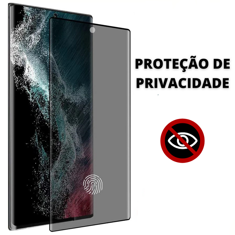 Película p/ Samsung de Cerâmica Fosca com Tela de Privacidade